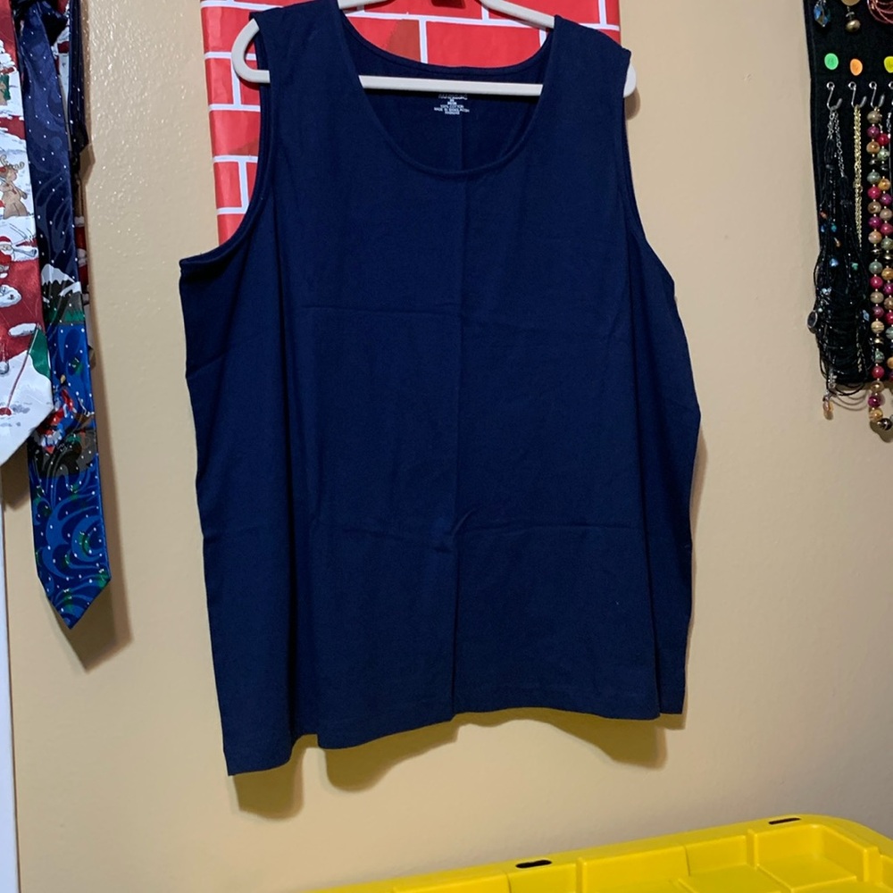 #181 26/28 Liz n me NWT blue tank